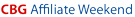 CBG Affiliate Weekend