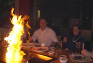 Teppanyaki dinner.