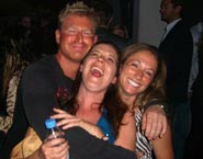 Josh, Jacqui and Becca having fun
