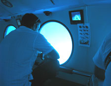 Keith enjoying a submarine dive