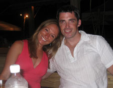 Keith and I at Jolly Harbor's Castaways