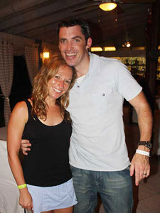 Keith and I enjoying dinner at La Bussolas