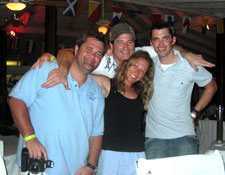 Enjoying a night out in Antigua